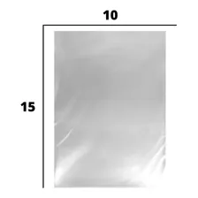 Saco Plastico Transparente Reforçado 10x15 - 1000 Un Aprox. Foto mini  3