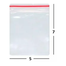 Saco Plastico Zip Lock Hermético 5x7 N1 C/ 1000 Unid Foto mini  2