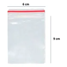 Saco PlĂĄstico Zip Lock HermĂ©tico NÂș2 - 6x10 C/ 1000 Unidades Foto mini 2