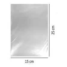 Saco Transparente 15x25 100 Unidades Foto mini 1