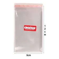 Saco Transparente 6x12 + Aba Adesiva 3cm 100 Un Adesivado Foto mini  2