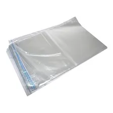 Saco Transparente Bopp Adesivado 10x10 + Aba Embalagem 100un Foto mini 3