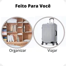Saco À Vácuo Kit Com 6 Viagem Roupa Mala 50 X 60cm + Bomba Foto mini 4
