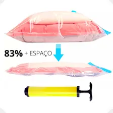 Saco À Vácuo Kit Com 6 Viagem Roupa Mala 50 X 60cm + Bomba Foto mini 2
