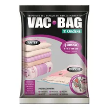 Saco Vácuo Vac Bag Ordene Jumbo 100x110 Reduz Espaço Armário Foto  mini 1