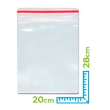 Saco Zip Lock N9 20x28cm Saquinho Plástico Hermético C/100 Foto mini 2