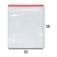 Saco Zip Lock N9 20x28cm Saquinho Plástico Hermético C/100 Foto mini 1