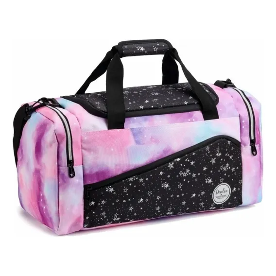 Sacola Academia Feminina Colorida Grande Bolsa Mala Viagem Estrelas Foto 1