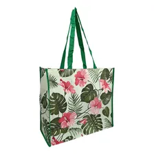 Sacola Compras Ecológica Reutilizável Bolsa Ecologica Ecobag Cor Floral Florido Foto mini 2