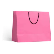 Sacola De Papel Pmg - Horizontal - M - Rosa (4457) - Pc10 Foto mini 4
