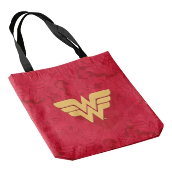 Sacola Ecobag Mulher Maravilha Dc 38x42cm Foto 1