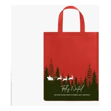 Sacola Em Tnt 50 Unidades Personalizadas Para Natal Foto mini 1