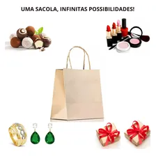 Sacola Kraft 16x16x7 - Pequena - Pacote 50 Unidades Foto mini 3