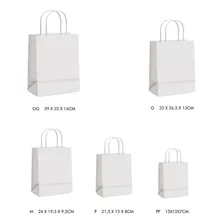 Sacola Kraft Para Delivery G 34x31x19cm Kit Com 50un Foto mini  3