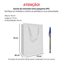 Sacola Papel Branca 13x17x06 - 50 Unidades Foto mini 2