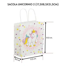 Sacola Papel Kraft Unic贸rnio 20 Unidades Foto mini 2
