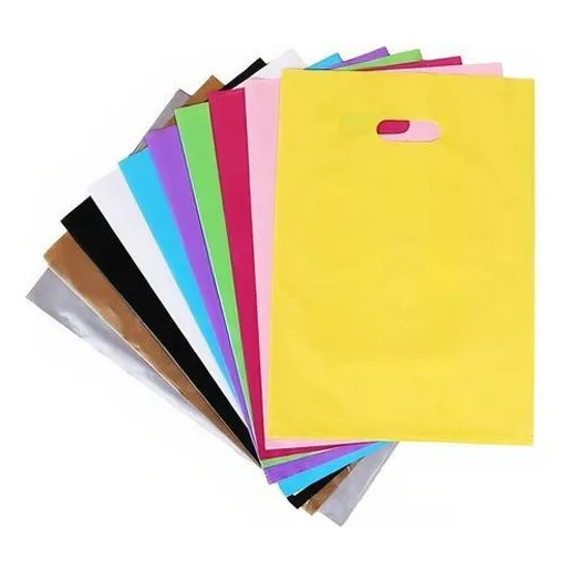 Sacola Plastica Alça Vazada Boca De Palhaço 20x30 3kg Foto 1