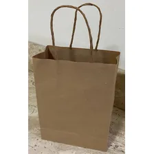 Sacolas Em Kraft Lisas Tamanho P 17,5x8,50x21,5 Foto mini 2