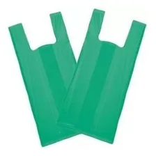 Sacolas Sacolinhas Plástica Verde Reciclada 15kg Foto mini 1