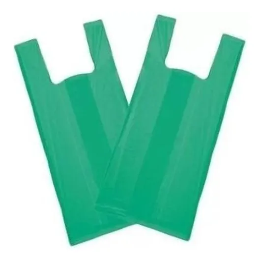 Sacolas Sacolinhas Plástica Verde Reciclada 15kg Foto 1