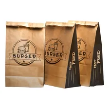 Sacos Kraft Fast Food Delivery Sos 100unid - P (22x12x28) Foto mini 2