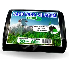 Sacos Para Silagem Preto 55x110 - 200 Micras C/50 Unidades Foto  mini 1