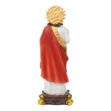 Sagrado Coração De Jesus 15cm - Enfeite Resina Foto mini 4