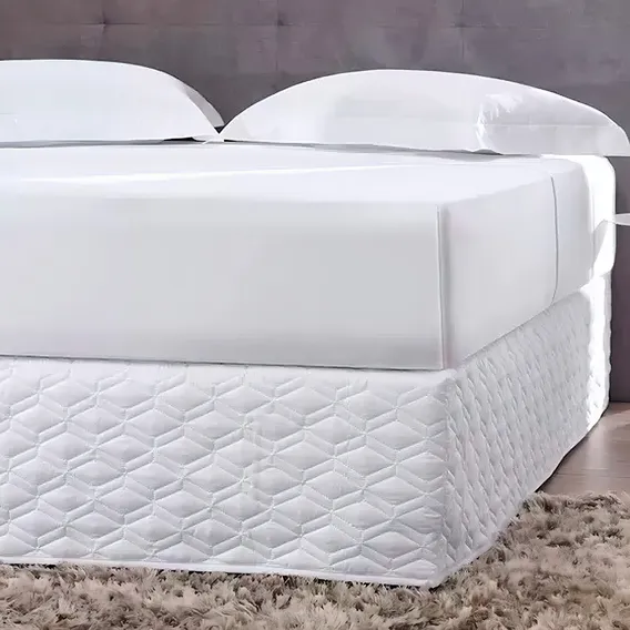 Saia Box Altenburg Solteiro Easy Fit - Branco Foto 1