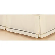 Saia Cama Box Queen Percal + Capa Impermeável Pvc Foto mini  2