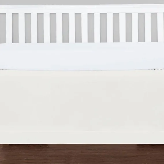 Saia De Berço Basic Batistela Baby Palha (padrão Americano) Cor Branco-palha Foto 1