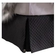 Saia Para Cama Box Casal Queen Saia Box Cor Preto Foto mini 1