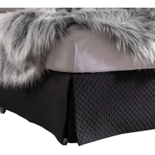 Saia Para Cama Box Casal Queen Saia Box Cor Preto Foto mini 4
