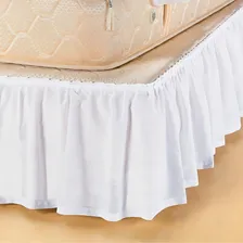Saia Para Cama Box Conjugado Pratic Casal King Cor Branco Foto mini 1