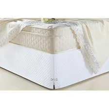 Saia Para Cama Box King Size Veneza Branco Foto mini 1