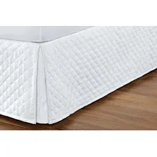 Saia Para Cama Box Solteiro Matelada Branco Foto mini 2