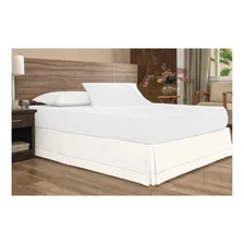 Saia Pra Cama Box Casal Super King Percal 200 Fios 1,98x1,58 Cor Palha Foto mini 1