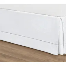 Saia Pra Cama Box Casal Super King Percal 200 Fios 1,98x1,58 Cor Palha Foto mini 3