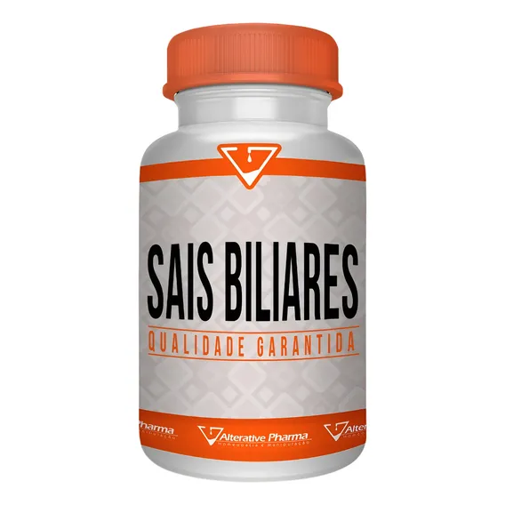 Sais Biliares 100mg 60 Cápsulas Sabor Sem Sabor Foto 1