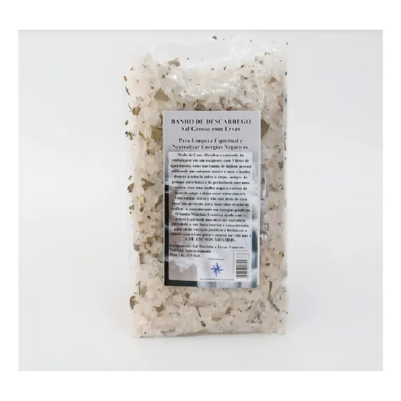 Sal Grosso De Banho Arruda - Para Descarrego Completo Fragrância Sal Banho Descarrego Foto 1
