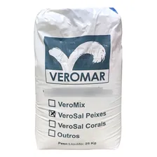Sal Marinho Verosal Peixes 25kg Saco Aquário Peixes Veromar Foto  mini 1