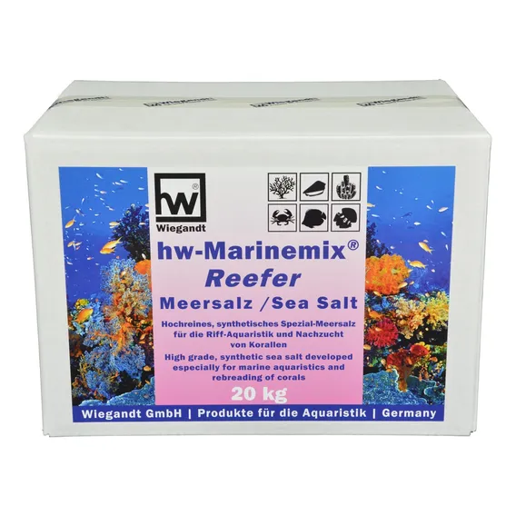 Sal para aquários Hw Marinemix pH cálcio Alcalinidade Foto 1