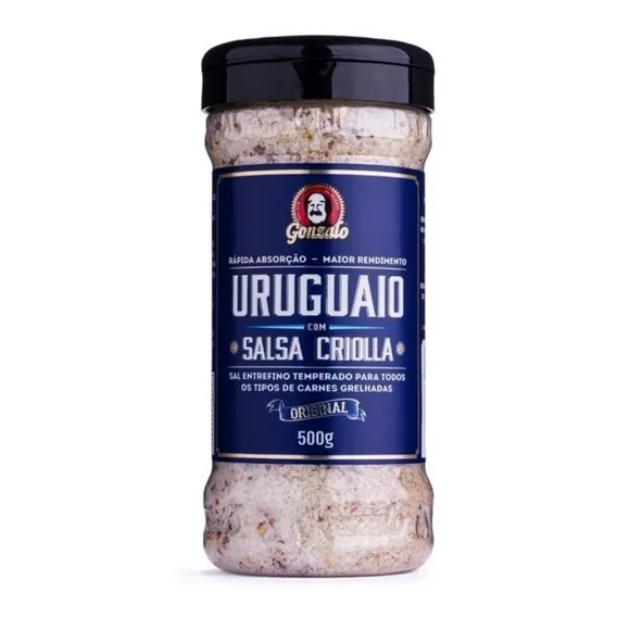 Sal Para Churrasco E Cozinha, Parrilla Uruguaio Gonzalo 500g Foto 1