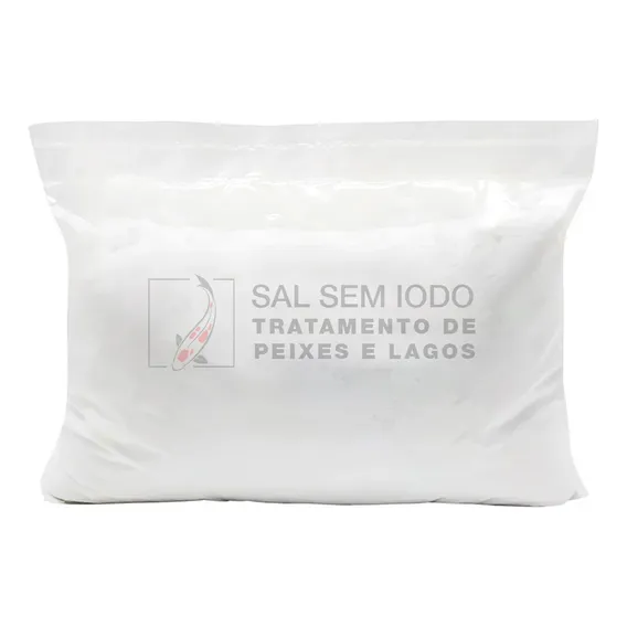 Sal Para Tratamento De Peixes Sem Iodo A Granel 1kg Foto 1