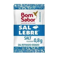 Sal Refinado Sachê 0,8g Sal Lebre - Cx 2000 Sachês Imediato Foto mini  2