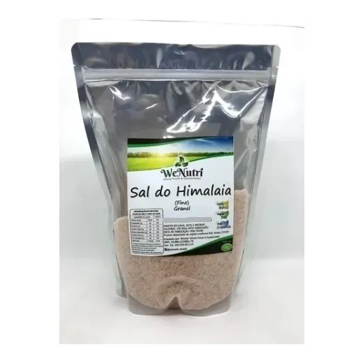 Sal Rosa Do Himalaia Fino Iodado 500g Wenutri O Verdadeiro Foto 1