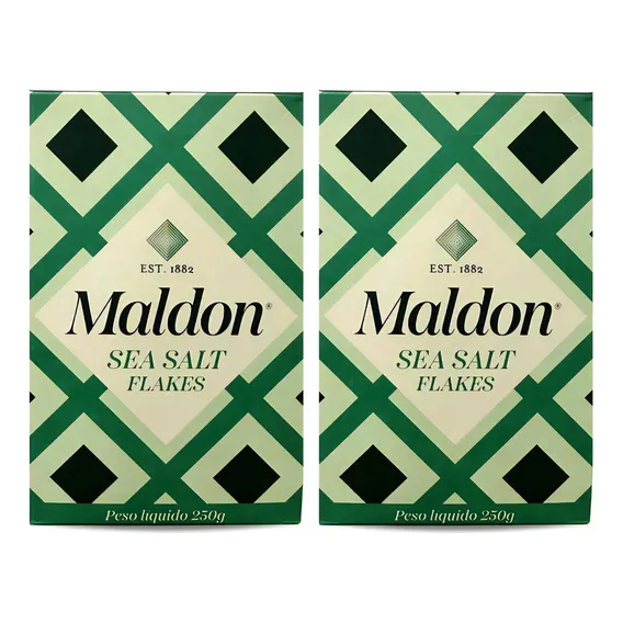 Sal sal integral Maldon Sal Marinho Integral Sal Integral Marinho em caixa 500 g pacote x 2 Foto 1