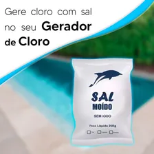 Sal Sem Iodo Para Gerador De Cloro De Piscina 25kg Foto mini 4