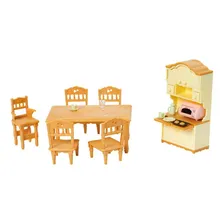 Sala De Jantar Sylvanian Families Dining Room Set Foto mini  3
