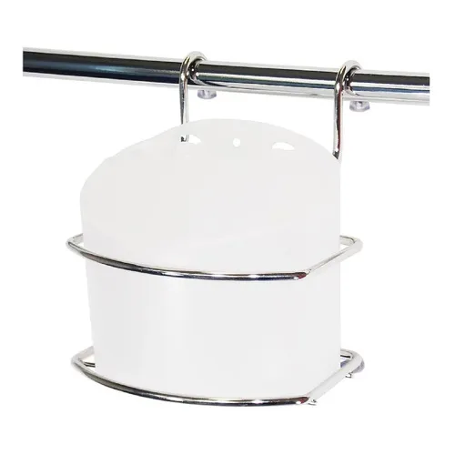 Saleiro Branco Com Suporte Aramado Inox 3021 Jomer Foto 1