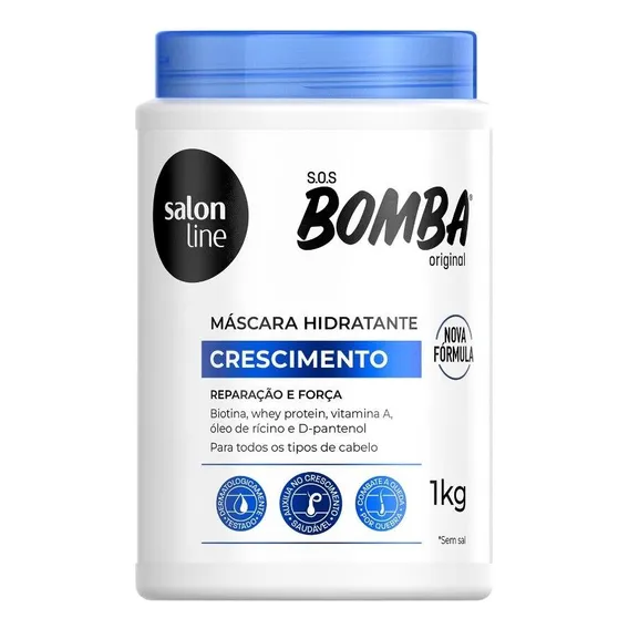 Salon Line Bomba Mascara Condicionante Original 1kg Foto 1